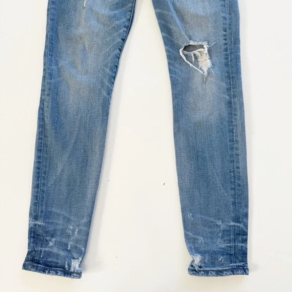 Madewell 9” High Rise Distressed Skinny Jeans size 28 - Picture 3 of 7